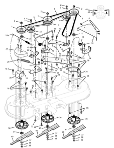 Part Location Diagram of 7769204 Murray Blade